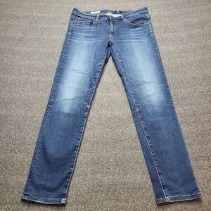 AG Adriano Goldschmied The Stevie Ankle Jeans Womens 30 Slim Straight